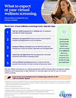 Virtual Wellness Screening Flyer